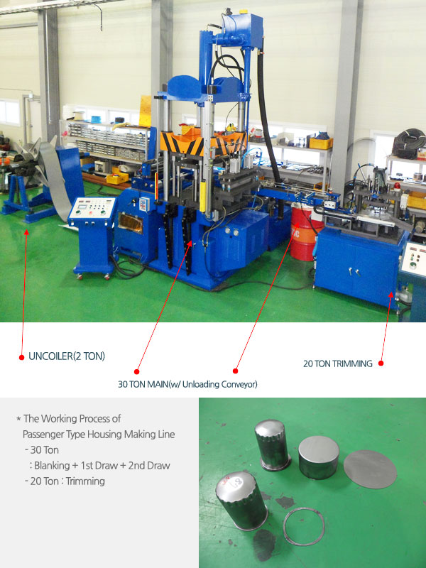 Housing Making M/C(Model : UHD-30T/ 20T, Passenger Type)